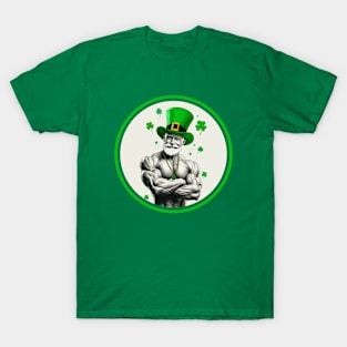 Happy St Patricks Muscle Daddy Day T-Shirt